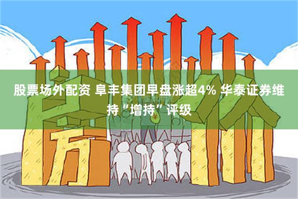 股票场外配资 阜丰集团早盘涨超4% 华泰证券维持“增持”评级