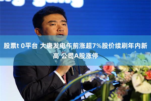 股票t 0平台 大唐发电午前涨超7%股价续刷年内新高 公司A股涨停