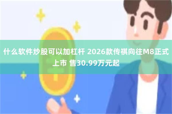 什么软件炒股可以加杠杆 2026款传祺向往M8正式上市 售30.99万元起