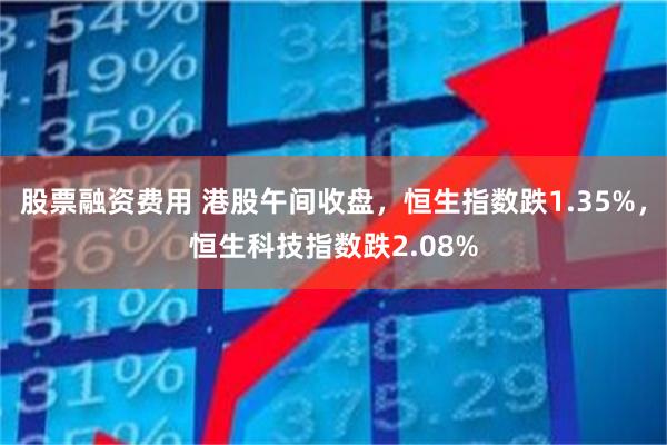 股票融资费用 港股午间收盘，恒生指数跌1.35%，恒生科技指数跌2.08%