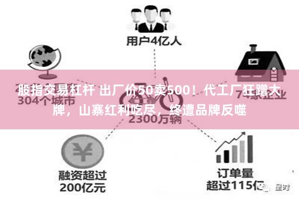 股指交易杠杆 出厂价50卖500！代工厂狂蹭大牌，山寨红利吃尽，终遭品牌反噬