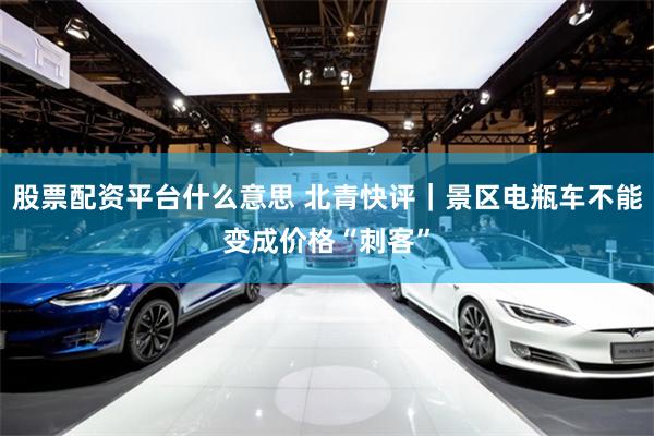 股票配资平台什么意思 北青快评｜景区电瓶车不能变成价格“刺客”